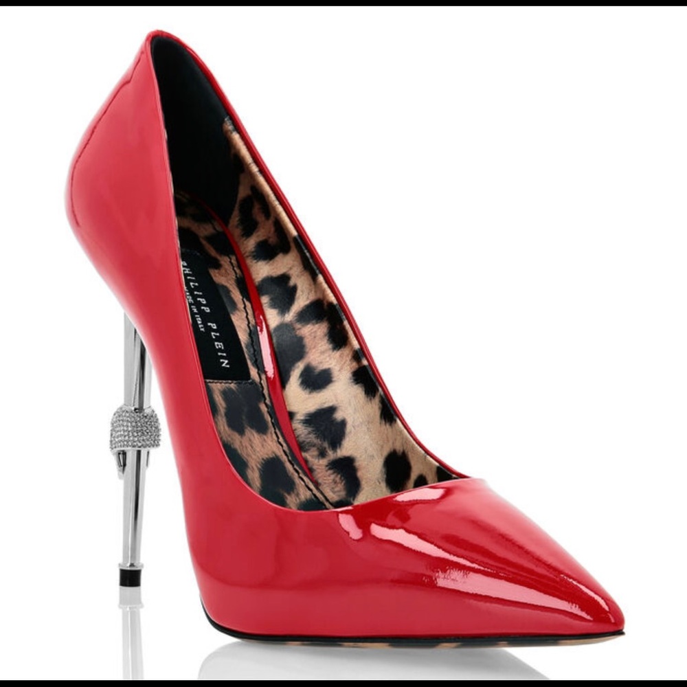 New w/ tag Philipp Plein Decollete Heels Skull Size 40